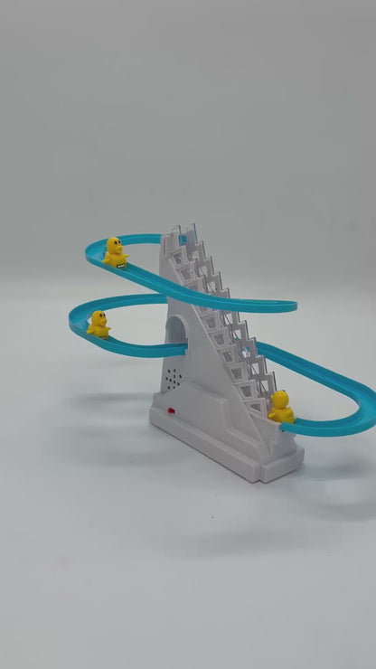ToyBoi Small Duck – Duck Escalator Race Track Toy Music & Lights (Age 3+)