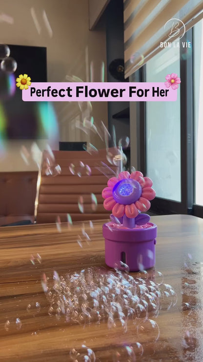 Sunflower Plant Bubble Machine EC