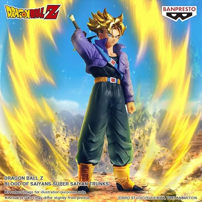 Banpresto Trunks Super Saiyan Dragon Ball Z Blood of Saiyans Action Figure 17 cm Multicolor BP89556P