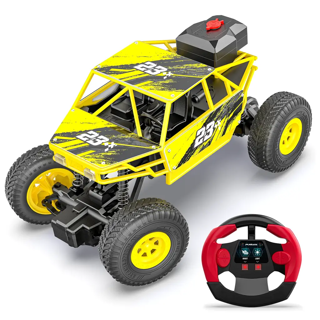 Mirana Smoke Duster Off-Road RC Monster Truck, Smoke + Light + Boost 1:20 Scale