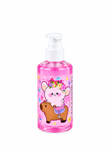 Bear and Capybara Glitter Slime Pump Bottle