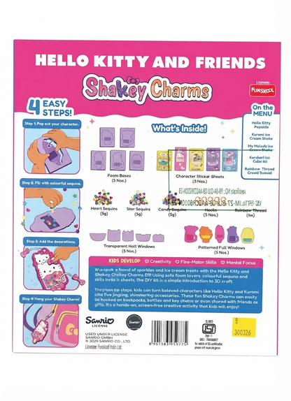 Hello Kitty and Friends Shakey Charms – DIY Kit
