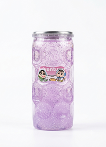 Shinchan Space Adventure Glitter Slime Bottle with Surprise Charm
