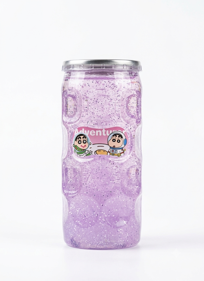 Shinchan Space Adventure Glitter Slime Bottle with Surprise Charm