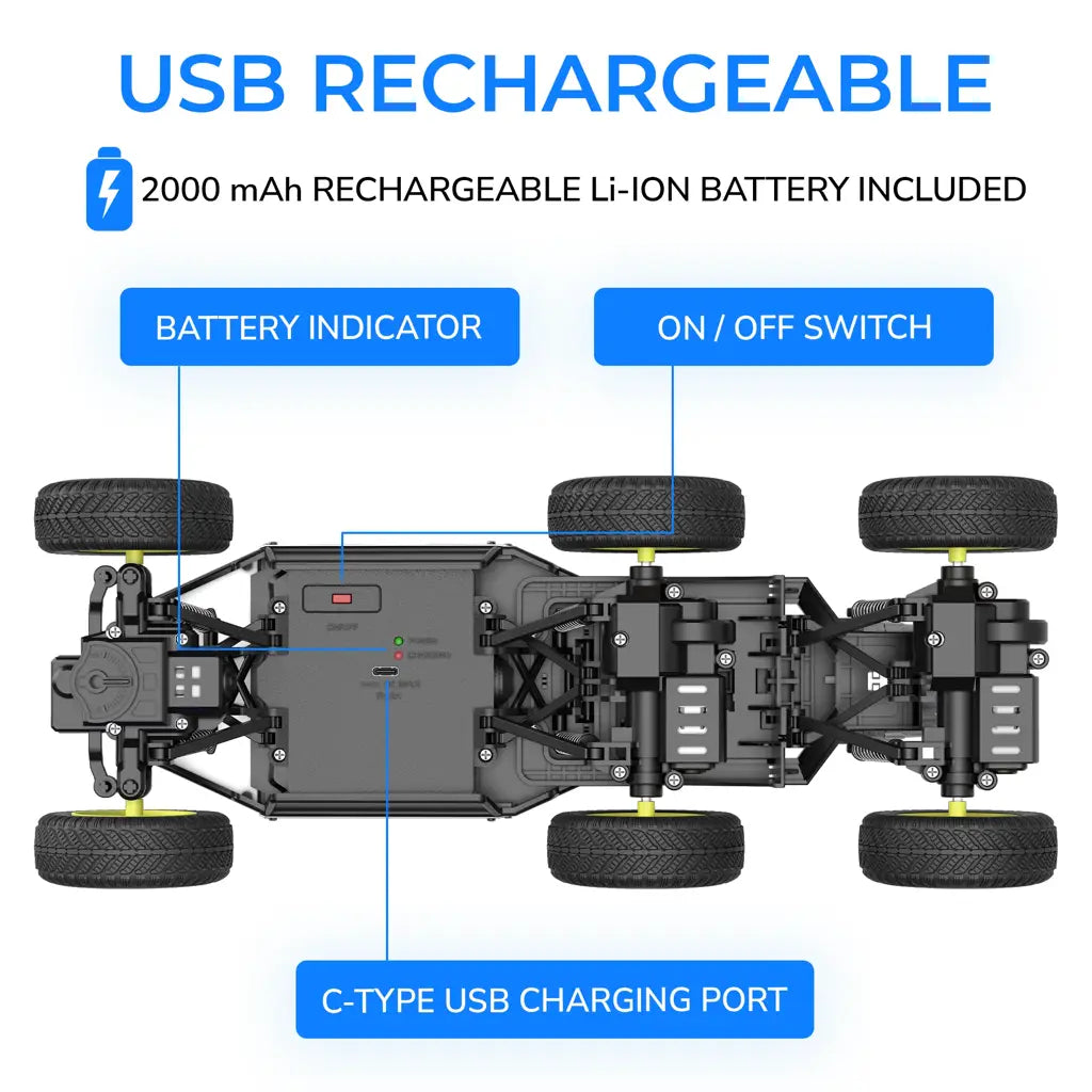 Mirana Mega Ranger Remote Control Truck with Smoke Exhaust
