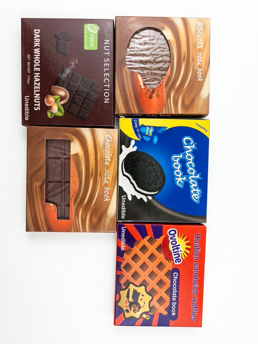Chocolate Shaped Novelty Notebook