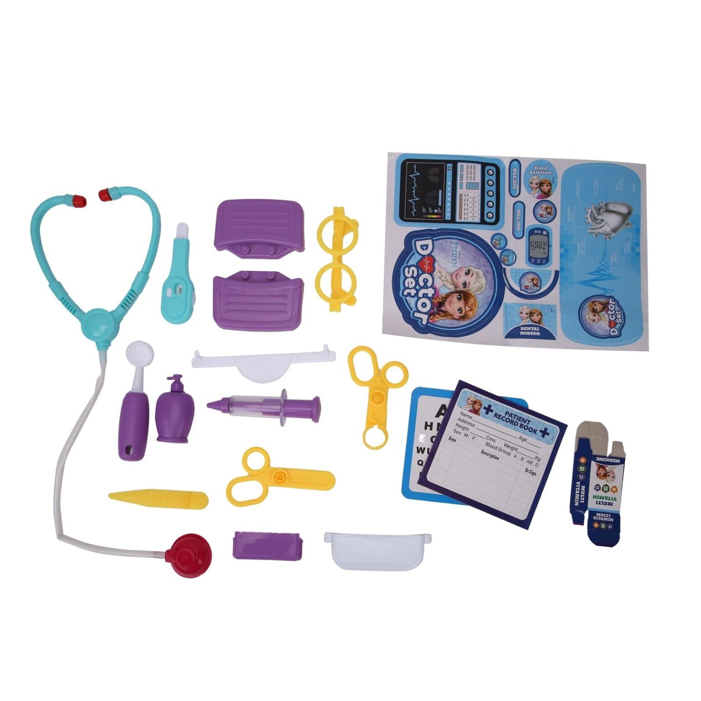 Skoodle Disney Frozen Doctor Set for Kids - 20 Pcs