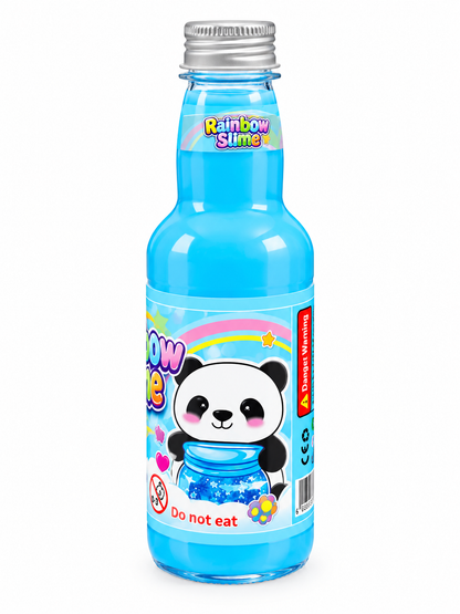 Rainbow Slime Bottle – Bouncy Foamy Pastel Slime for Kids