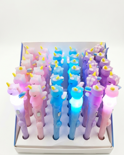 LED Light Up Unicorn Pen