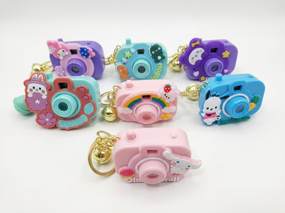 Cute Cartoon Mini Projector Camera Keychain