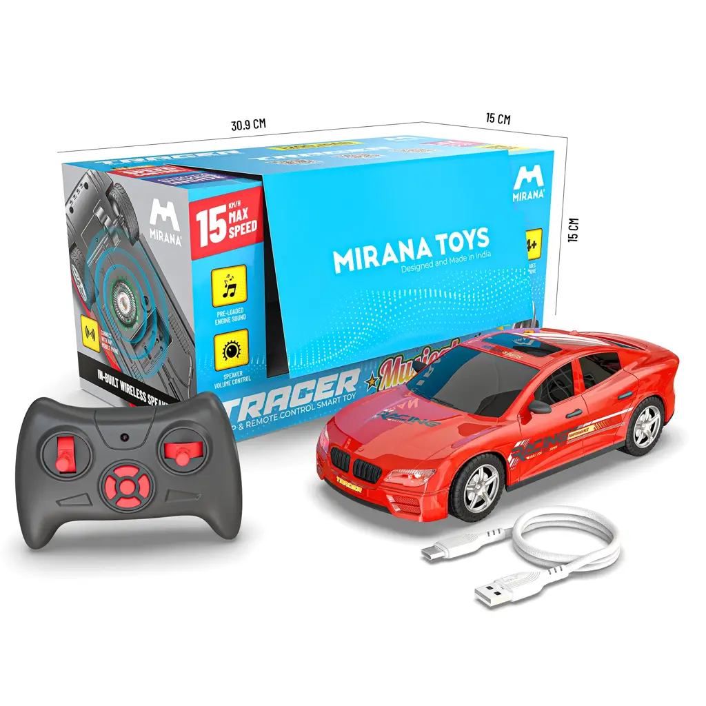Mirana Tracer RC Car with Bluetooth Speaker & App Control