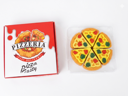 Pizza Shape Eraser For Kids
