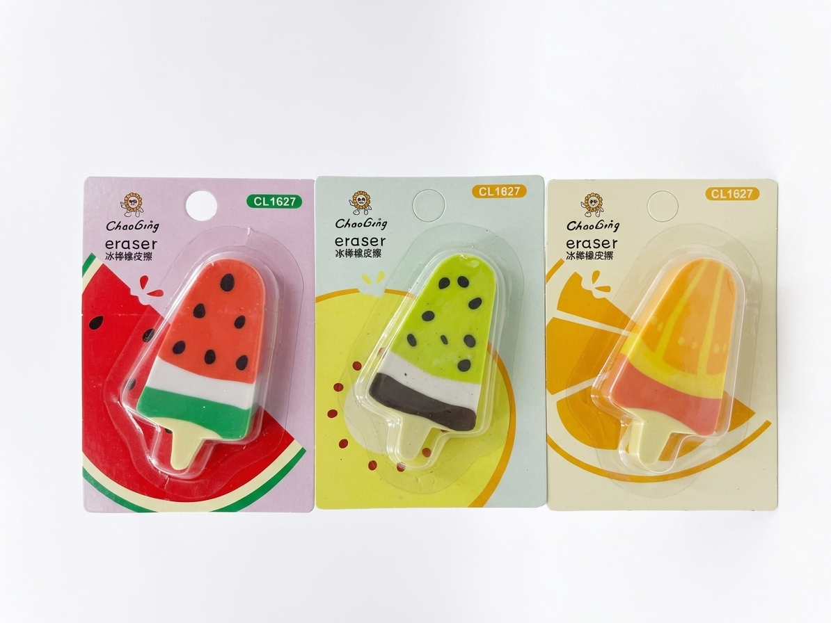 ChaoGing Ice Cream Fruit Shaped Novelty Eraser