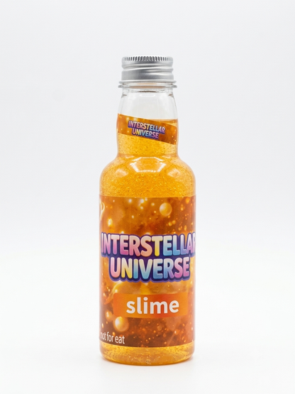 Interstellar Universe Galaxy Glitter Slime Bottle