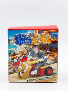 Tom and Jerry Push Back Tricycle Action Figure Toy Set