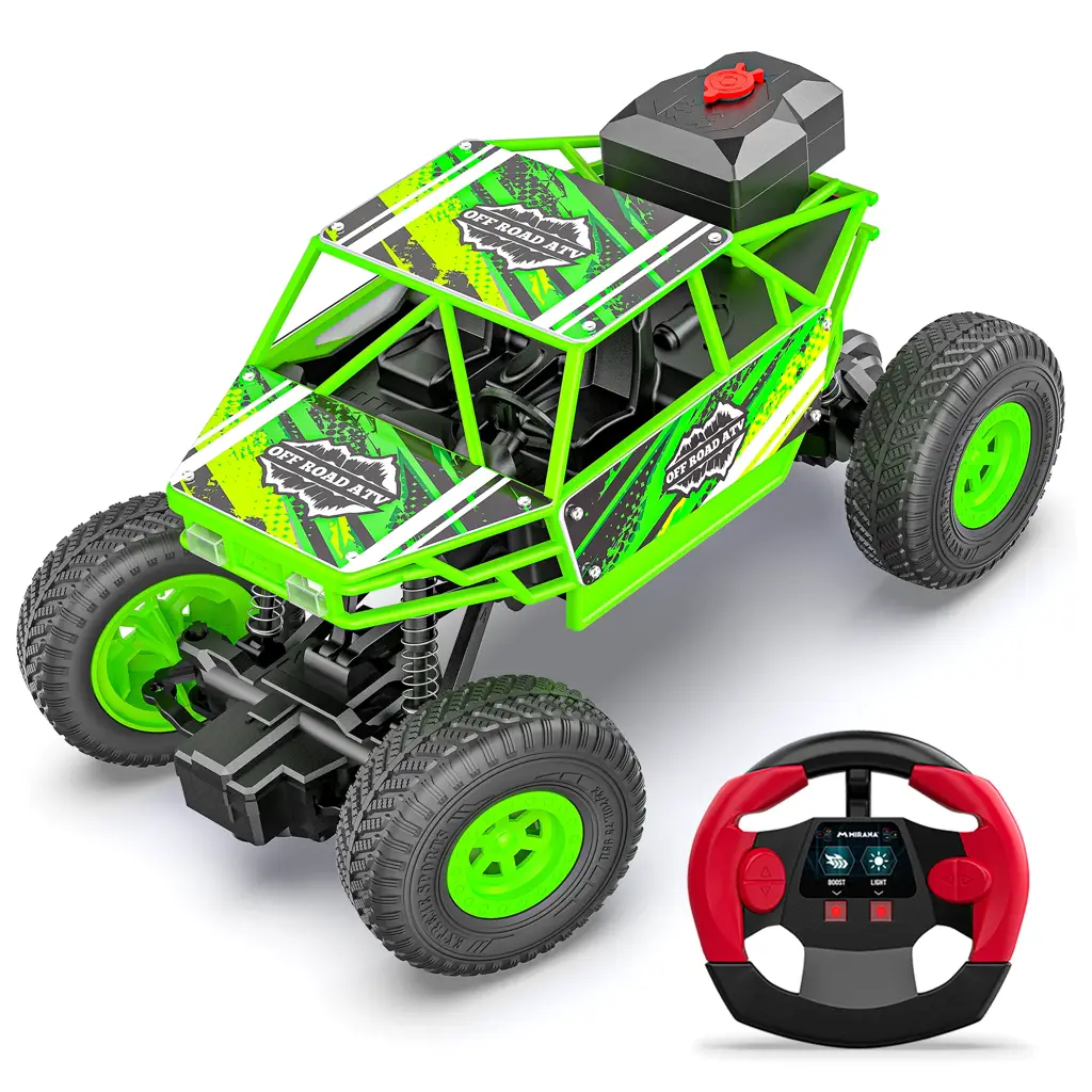 Mirana Smoke Duster Off-Road RC Monster Truck, Smoke + Light + Boost 1:20 Scale