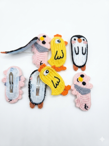 Crochet Cartoon Animal Hair Clip