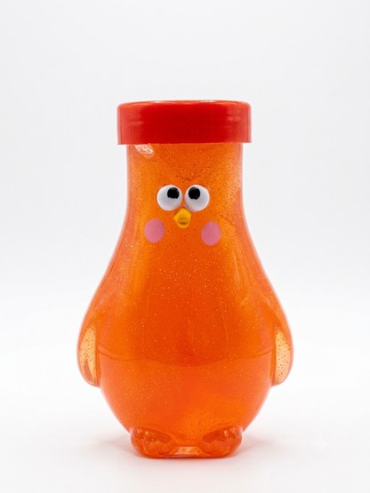 Hen Shape Glitter Slime Bottle