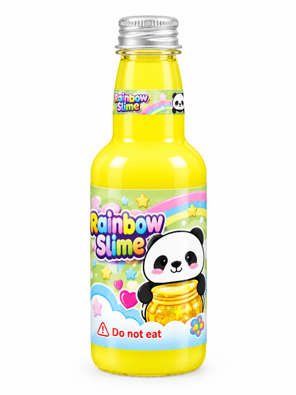 Rainbow Slime Bottle – Bouncy Foamy Pastel Slime for Kids