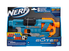 Nerf Elite 2.0 Commander Rd-6 Blaster, 12 Darts, 6-Dart Rotating Drum