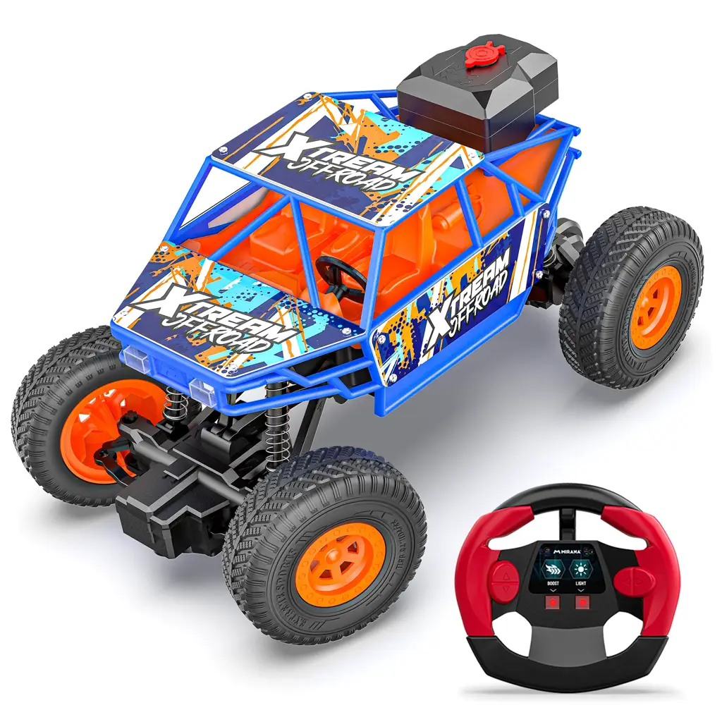 Mirana Smoke Duster Off-Road RC Monster Truck, Smoke + Light + Boost 1:20 Scale