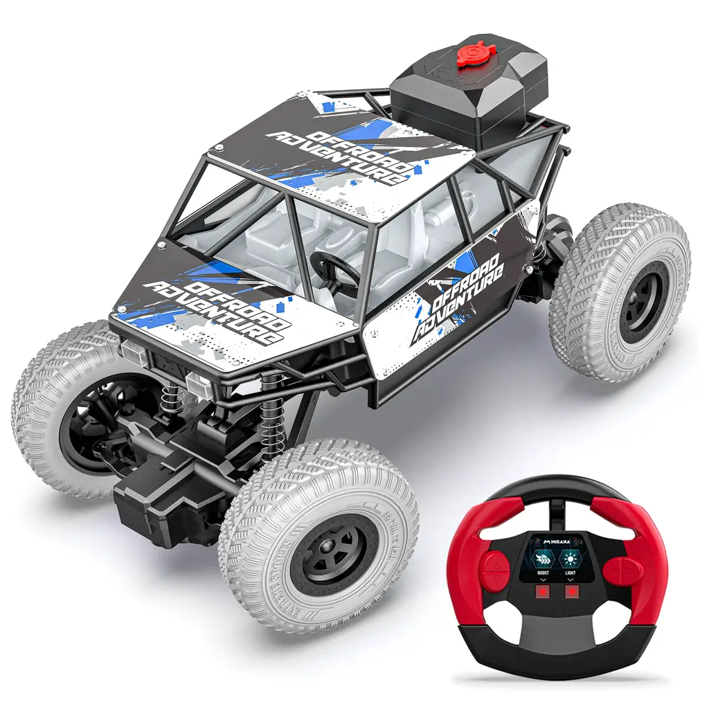 Mirana Smoke Duster Off-Road RC Monster Truck, Smoke + Light + Boost 1:20 Scale