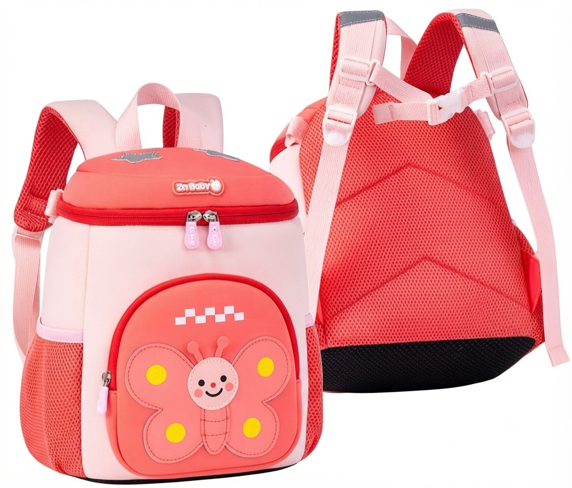 Kids Butterfly School Bag