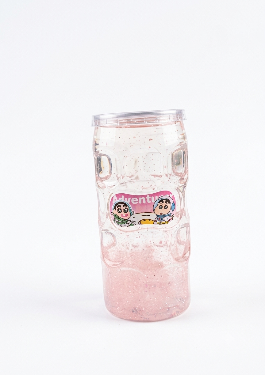 Shinchan Space Adventure Glitter Slime Bottle with Surprise Charm
