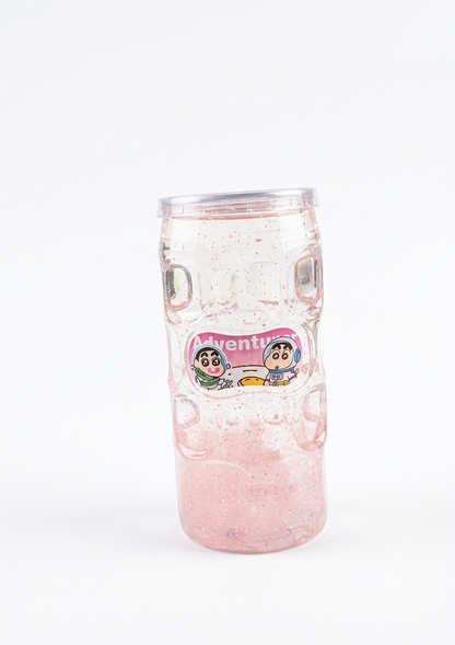 Shinchan Space Adventure Glitter Slime Bottle with Surprise Charm