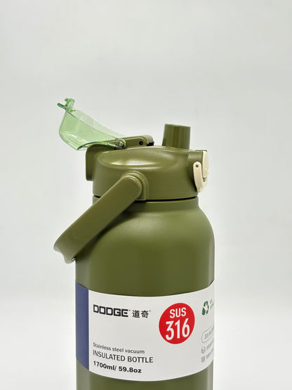 DODGE Stainless Steel Vacuum Insulated Bottle - 1700 ml