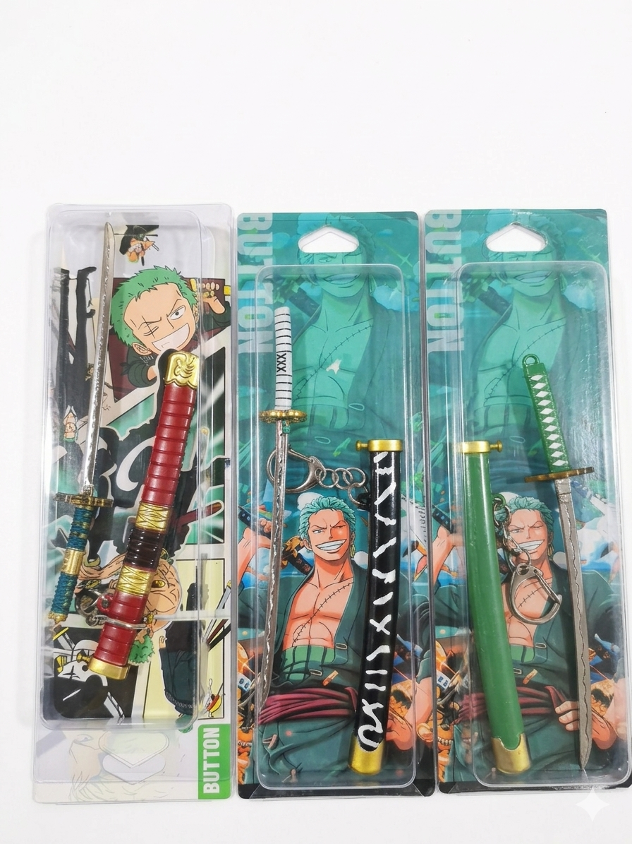 Roronoa Zoro Katana Sword Keychain