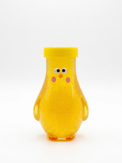 Hen Shape Glitter Slime Bottle