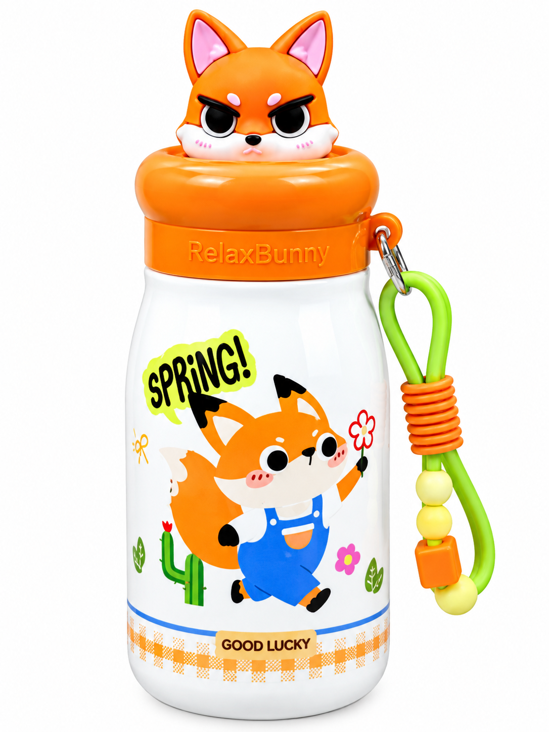 Animal Cartoon Stainless Steel Water Bottle 500ml