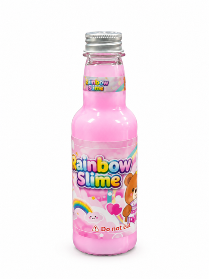 Rainbow Slime Bottle – Bouncy Foamy Pastel Slime for Kids