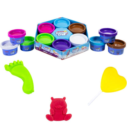 Skoodle Dough Star Carnival Pack of 6 Shades - 150g