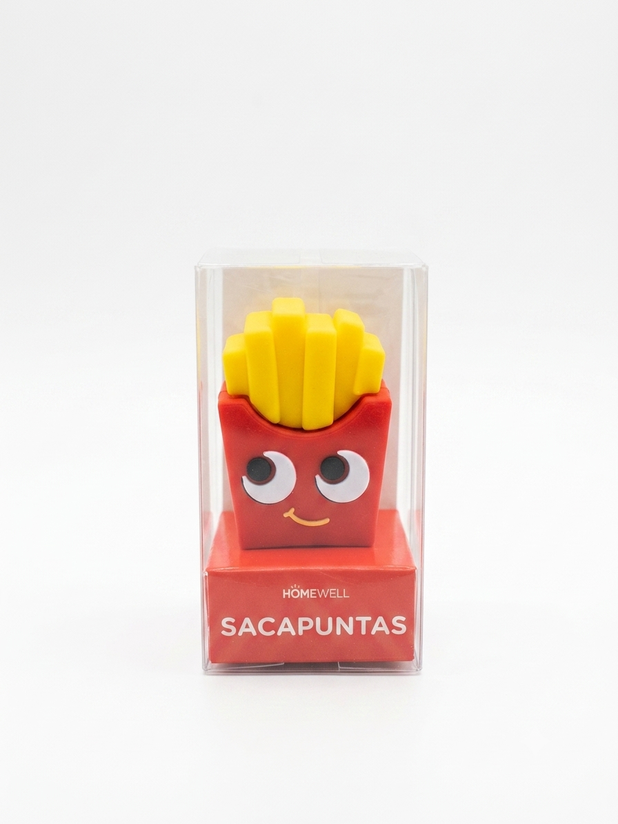 Homewell Burger and French Fries Shaped Novelty Pencil Sharpener