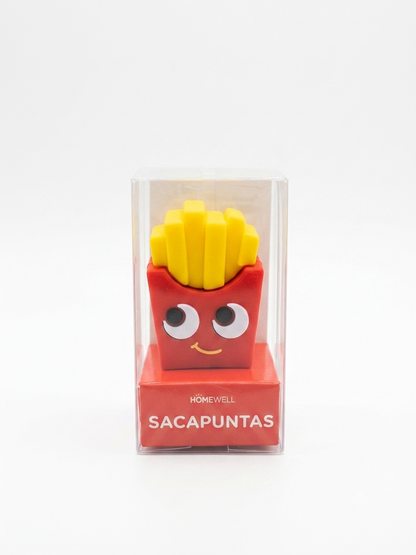 Homewell Burger and French Fries Shaped Novelty Pencil Sharpener