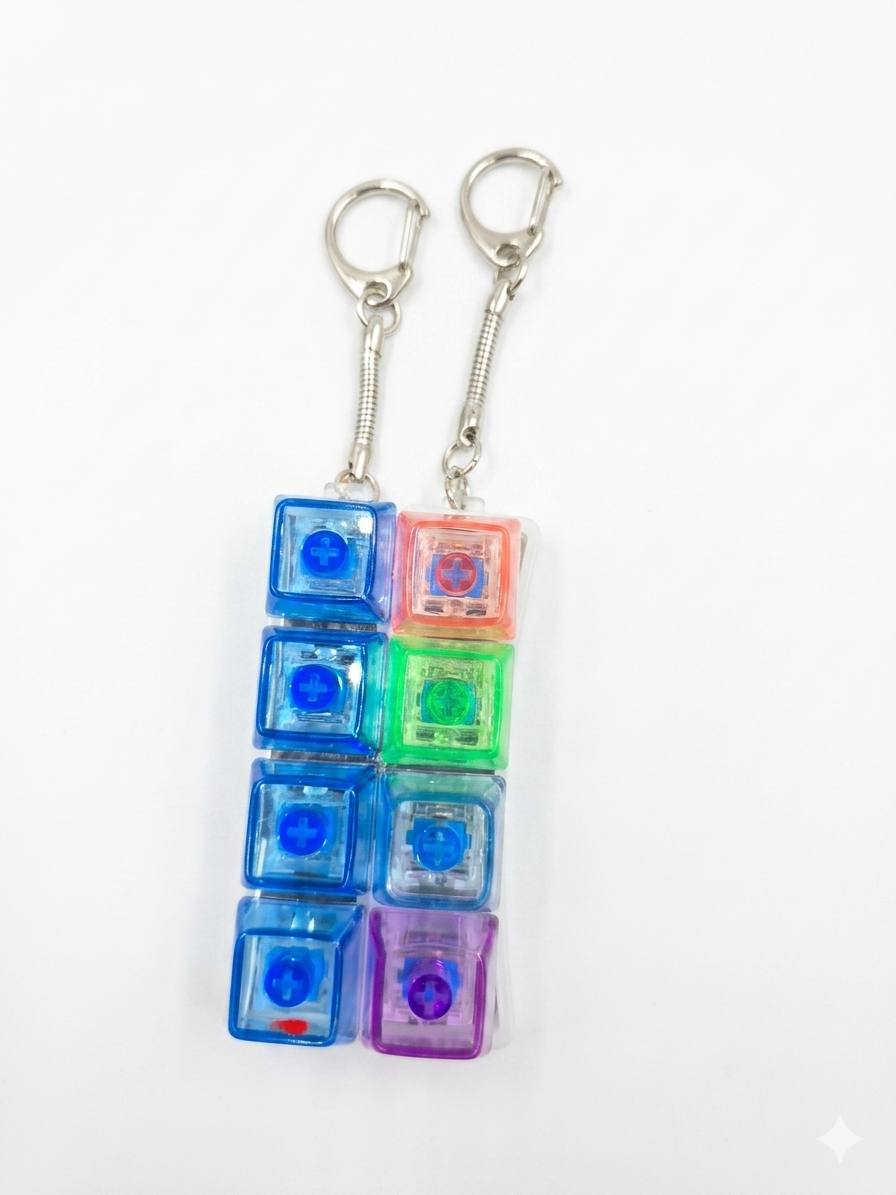 LED Keyboard Switch Keychain