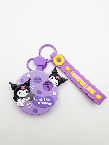 Cute Cartoon Keychain -Find The Answer
