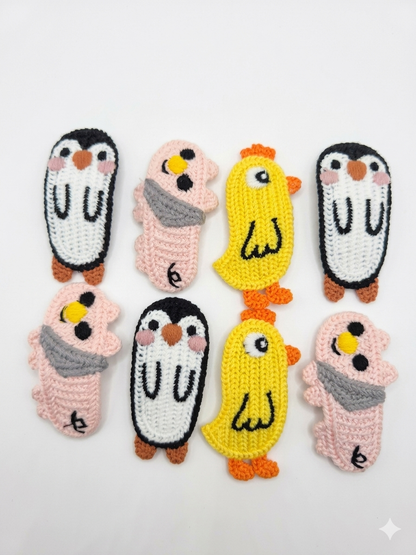 Crochet Cartoon Animal Hair Clip
