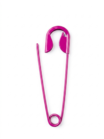 Oversized Colorful Safety Pin Hair Clip