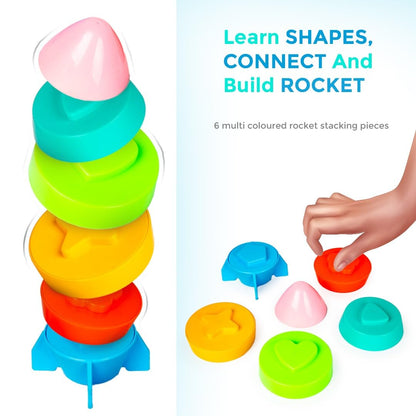 Ratna's Rocket Stacker Educational Toy (5+ Years)