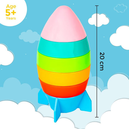 Ratna's Rocket Stacker Educational Toy (5+ Years)