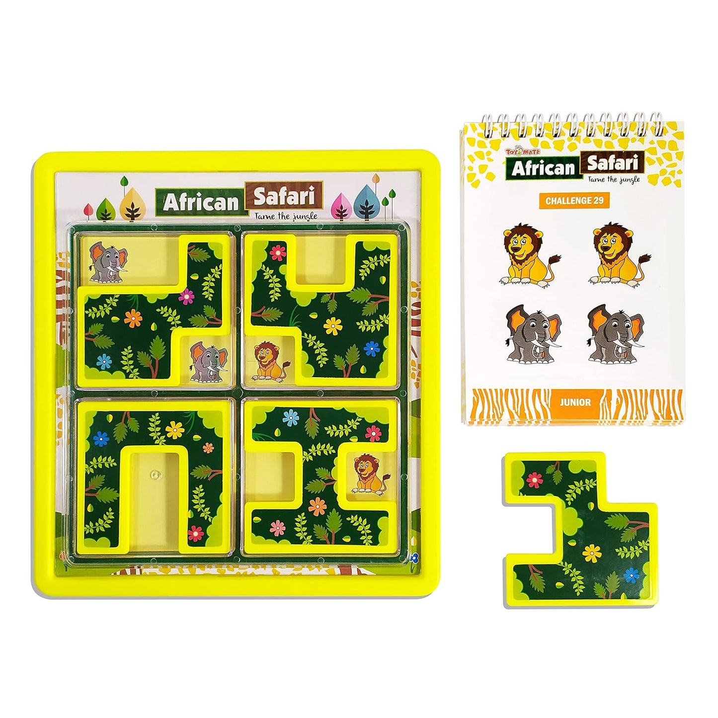 toymate African Safari - A Smart Fun Activity Games Toys Brain IQ Development Puzzles for Kids 4 5 6 7 8 (African Safari)