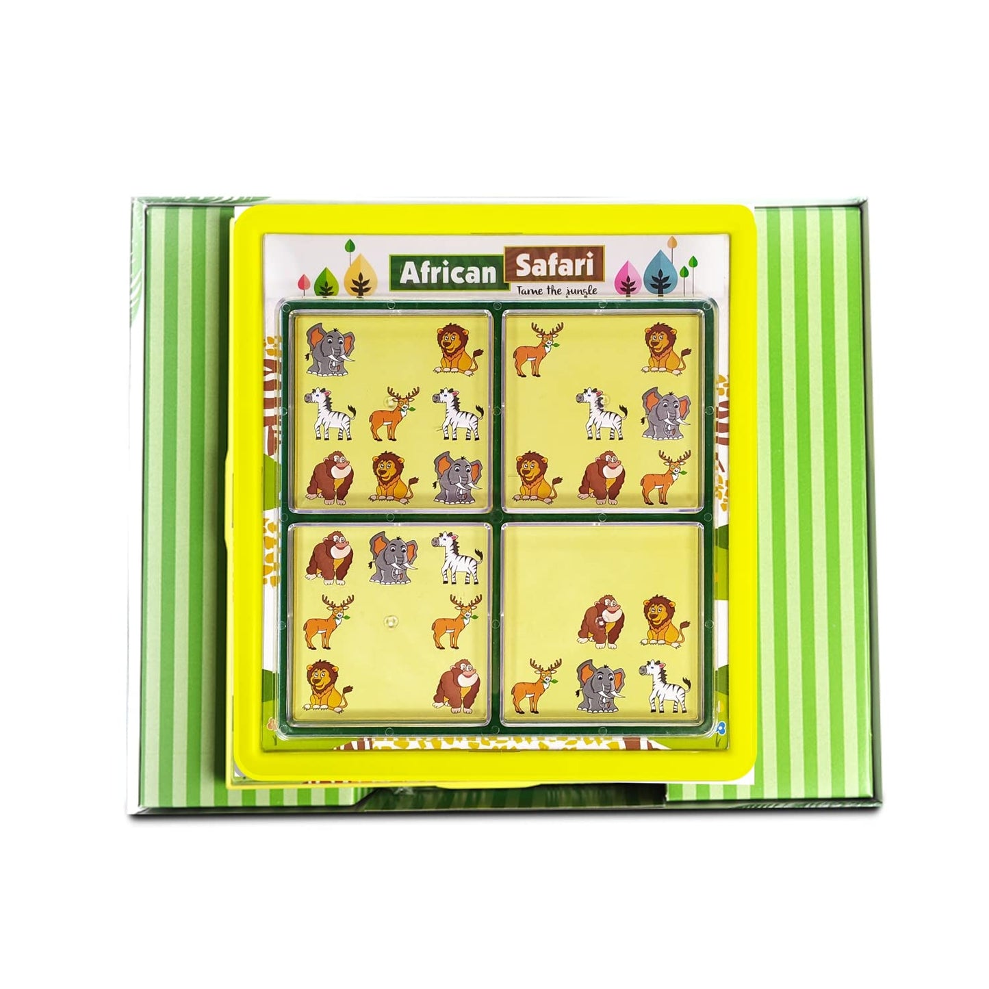 toymate African Safari - A Smart Fun Activity Games Toys Brain IQ Development Puzzles for Kids 4 5 6 7 8 (African Safari)