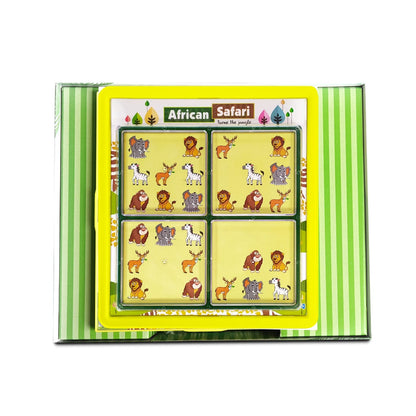 toymate African Safari - A Smart Fun Activity Games Toys Brain IQ Development Puzzles for Kids 4 5 6 7 8 (African Safari)