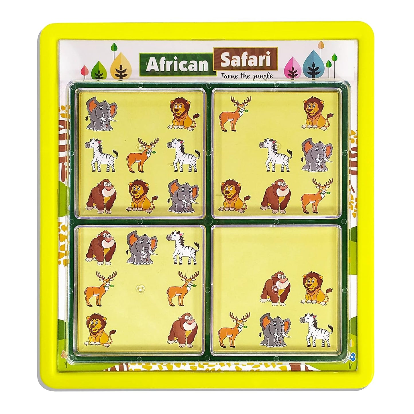 toymate African Safari - A Smart Fun Activity Games Toys Brain IQ Development Puzzles for Kids 4 5 6 7 8 (African Safari)