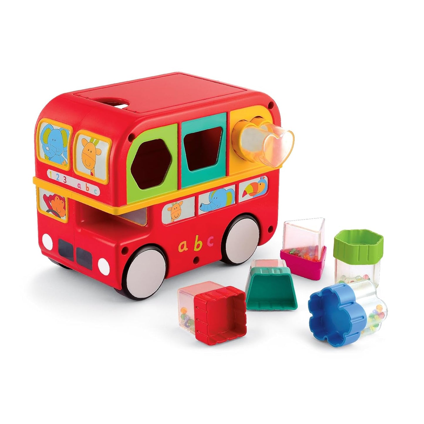 Funskool Giggles Shape Sorting Bus — Push Along Shape Sorter (6+ Months)