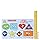 Kids Villa Imagician Playthings Wooden Peg N Shape Puzzle for Kids - Shapes & Colors