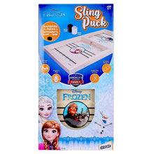 Skoodle Sling Puck Game Board String Hockey Toy (Frozen) Portable Table Interactive Board Game for Kids & Adults, Desktop Board Game for All Age Group